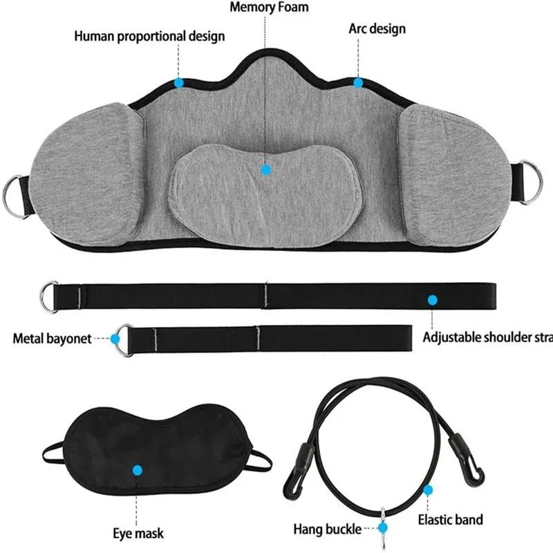 Hamac avec support pour masseur de Traction du cou, cervicales pour réduire la douleur au cou, Relax