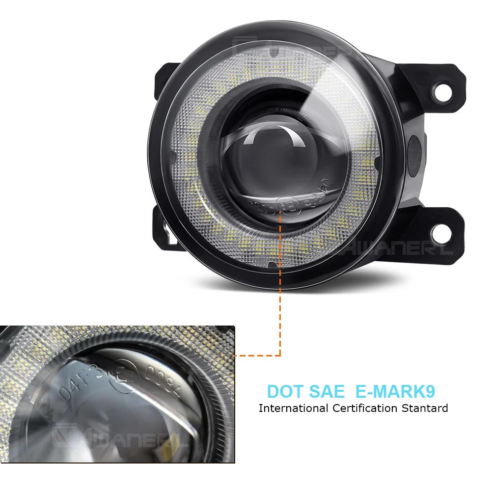 2X30W voiture LED antibrouillard ange oeil DRL brouillard diurne H11 pour Fiat Punto Evo 2010 2011 2