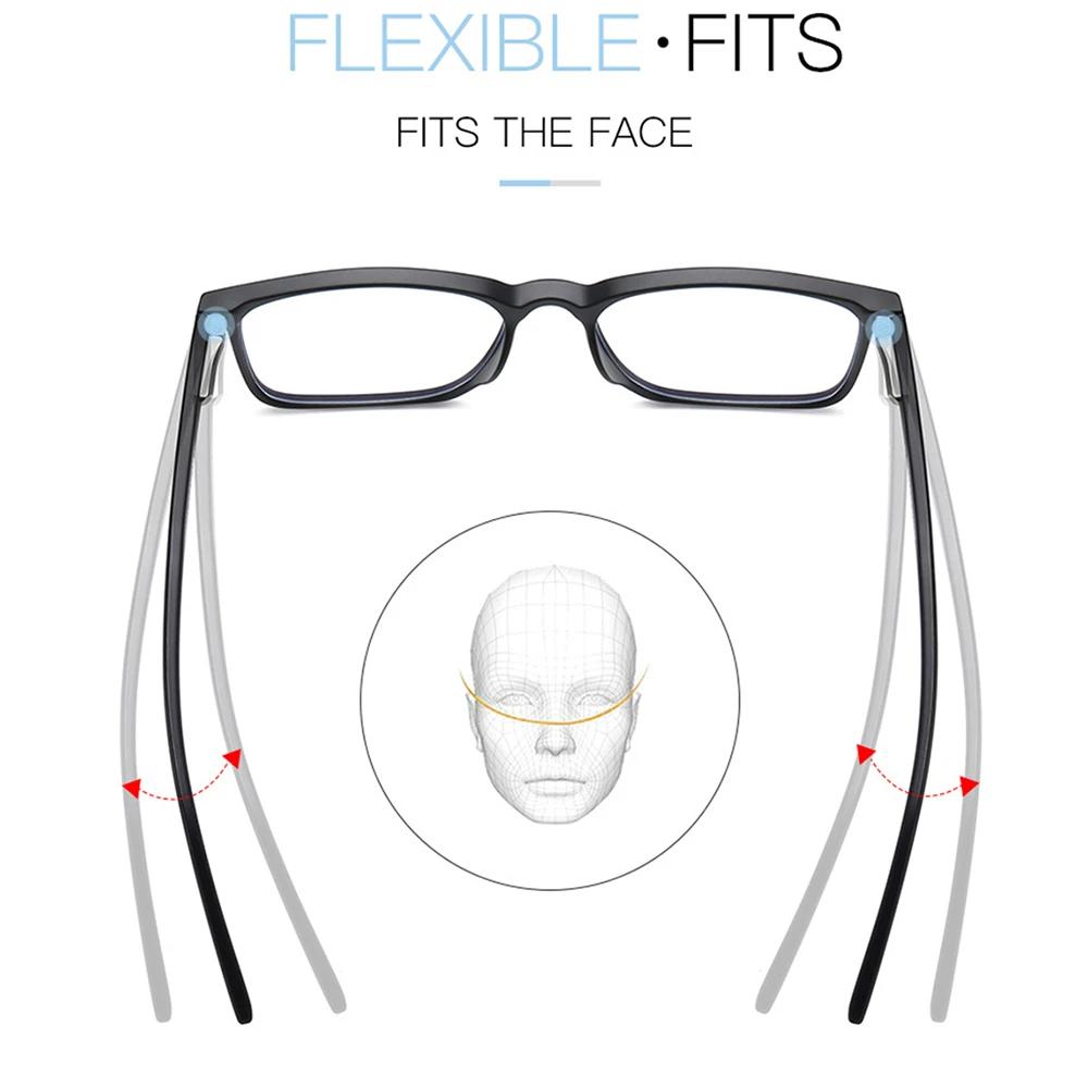 VIVIBEE – lunettes carrées classiques pour hommes, bloquant la lumière bleue, pour jeux sur écran, T