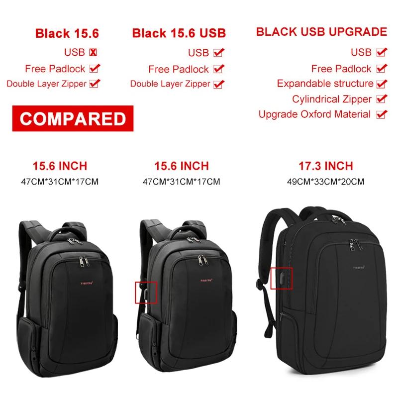 Tigernu sac à dos en Nylon imperméable femme hommes sac à dos pour 15.6 ordinateur portable sac pour