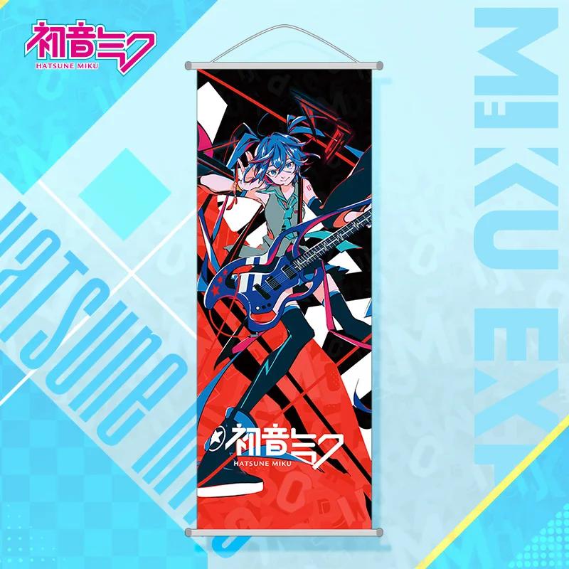 Hatsune Miku – décoration murale de chambre, dessin animé Hatsune Miku, peinture suspendue, Long déf