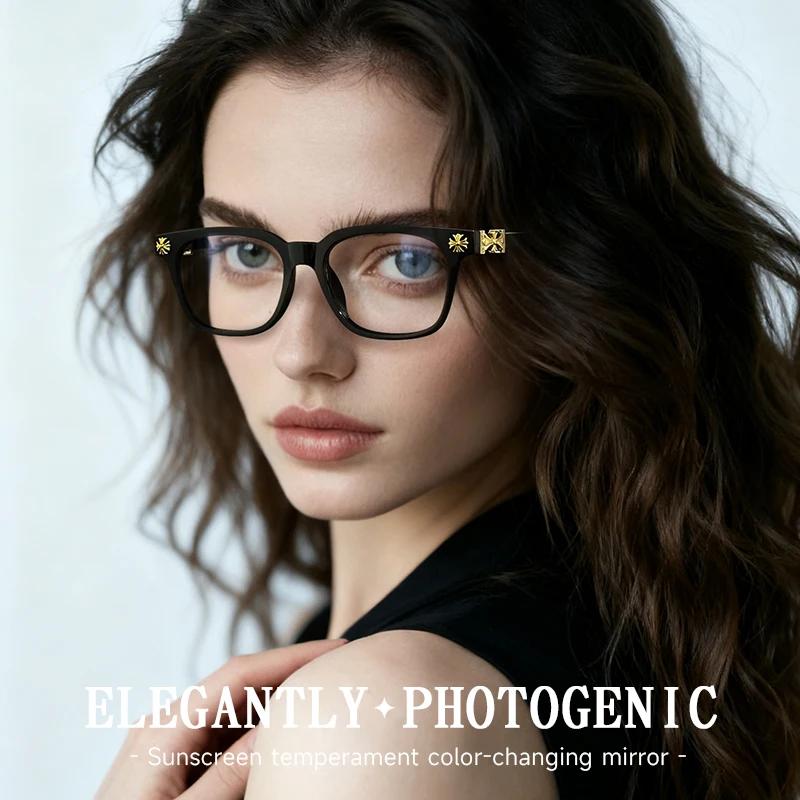 Nouvelles Lunettes de Protection Anti-Lumière Bleue BEAU FIVE Rétro 2026, Monture Carrée, Tendance, 