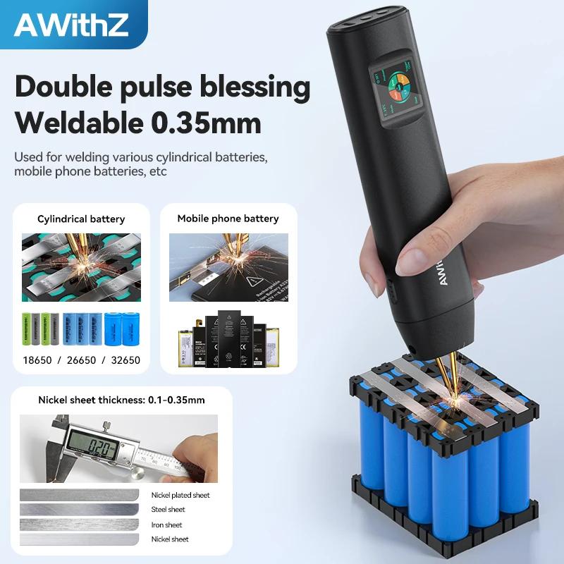 AWithZ soudeuse par points Portable bricolage Machine de soudage par points Portable 90 vitesses sou