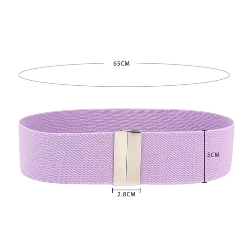 Ceintures larges à bande élastique pour femmes, Simple, pour manteau, ceinture de taille, boucle, sa