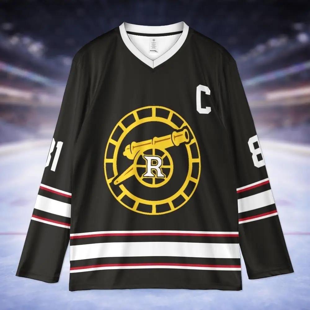 Maillot de hockey inspiré de la rivalité, maillot de hockey Ilya Rozanov Shane Hollander, t-shirt, m