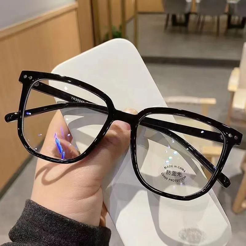 Montures de lunettes de style coréen, anti-lumière bleue, design amincissant, look naturel haut de g