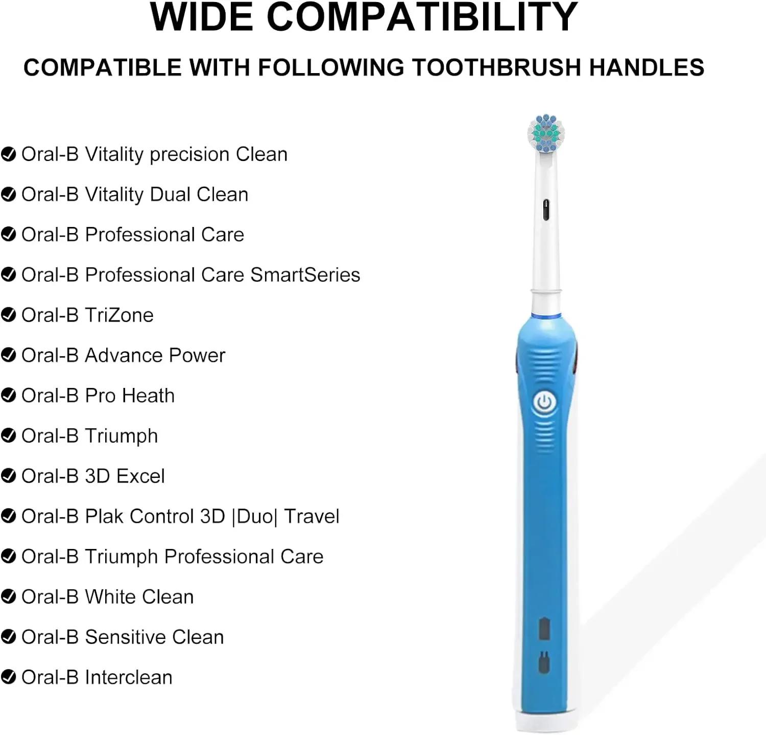 Têtes de brosse à dents électrique de rechange pour Oral-B, puissance avancée, Pro santé, triomphe, 