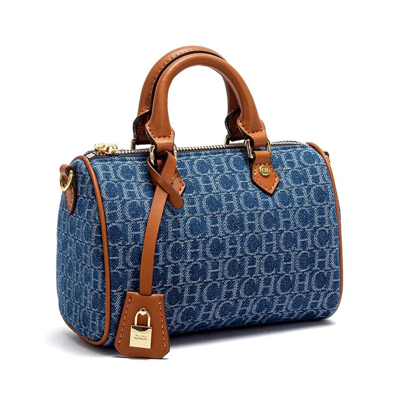 Sac à bandoulière pour femmes, sac d'oreiller d'épissure de Cowboy, sac à main de fête décontracté p