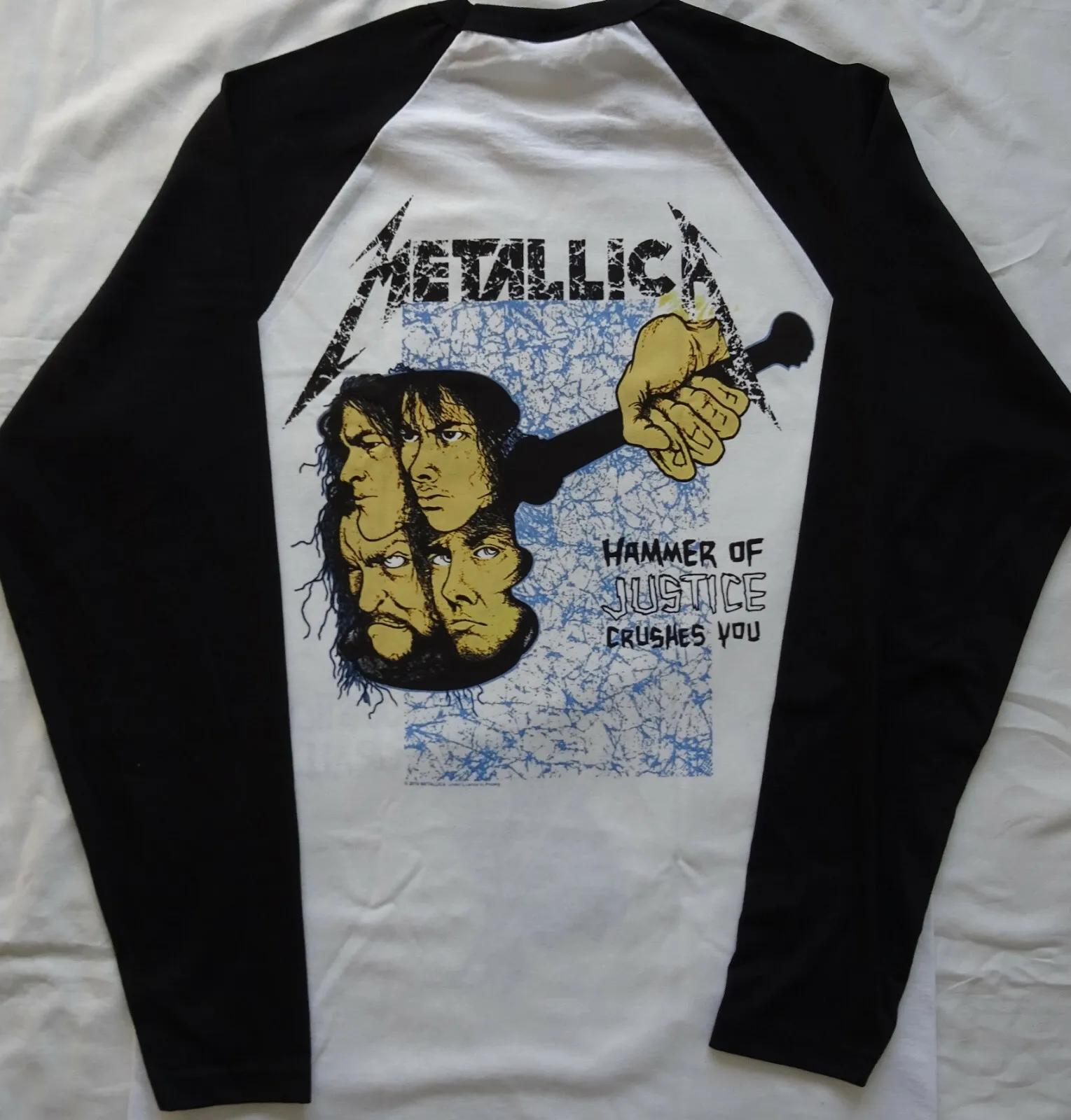 T-shirt à manches longues unisexe de la nouvelle groupe de pop Metallica, chemise à la mode, style s
