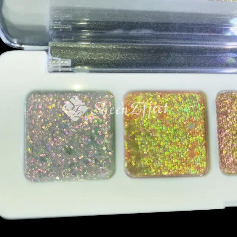 Sheeneffect-Palette de fards à barrage caméléon multichromes, cosmétique, 5 couleurs