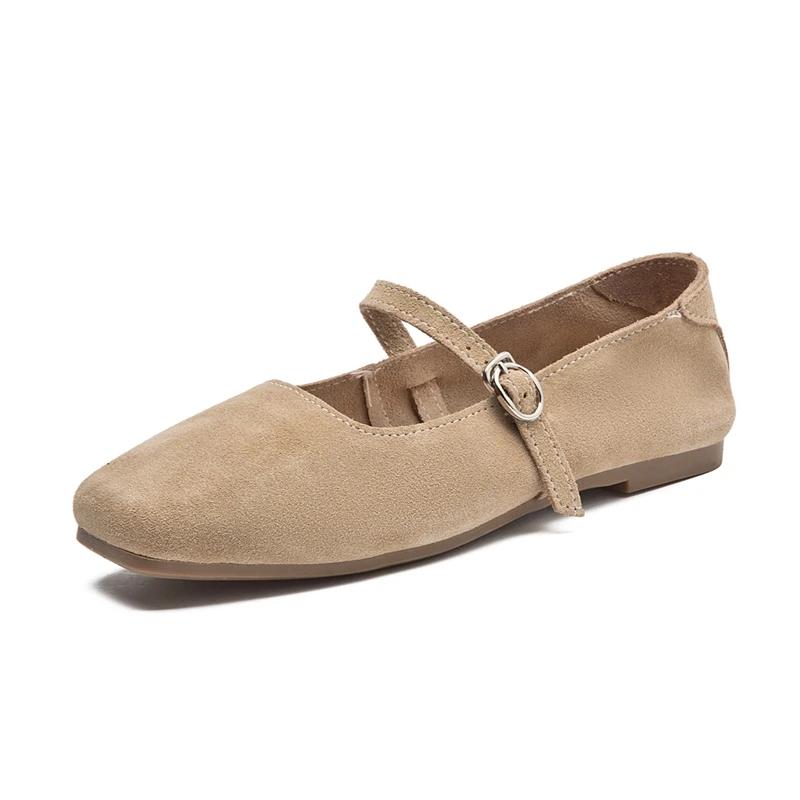 DIMANYU – Chaussures Mary Jane pour femmes, nouvelle collection 2026, en daim, antidérapantes, balle