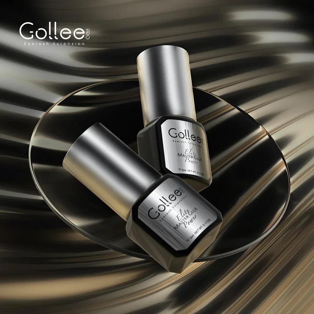 GOLLEE-Colle pour extensions de cils 0.5s, 10 pièces, étanches, 15ml, vente en gros