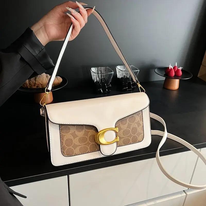 Sac sous les bras rétro luxueux pour femmes, sac à bandoulière, à la mode, polyvalent, exquis, sac d