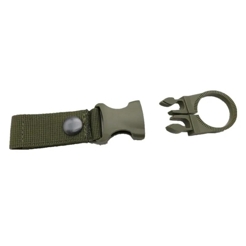 Mousqueton d'extérieur pour bouteille d'eau, sangle en nylon, ceinture d'escalade, cintre de sac à d