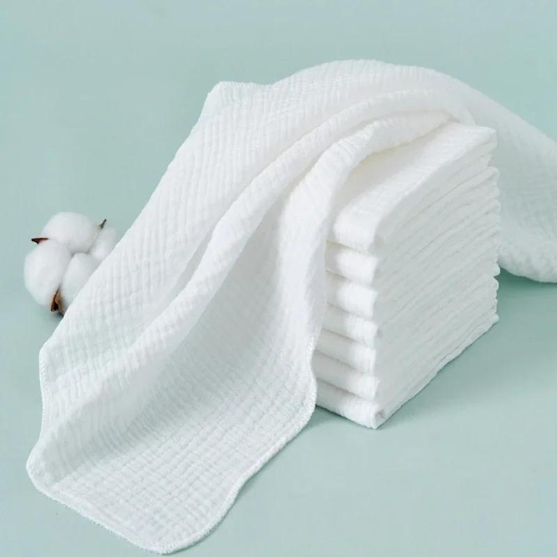 Couches en gaze de coton pour bébé, 8 pièces, pour nouveau-né, à langer, 43x45cm, lavables, réutilis