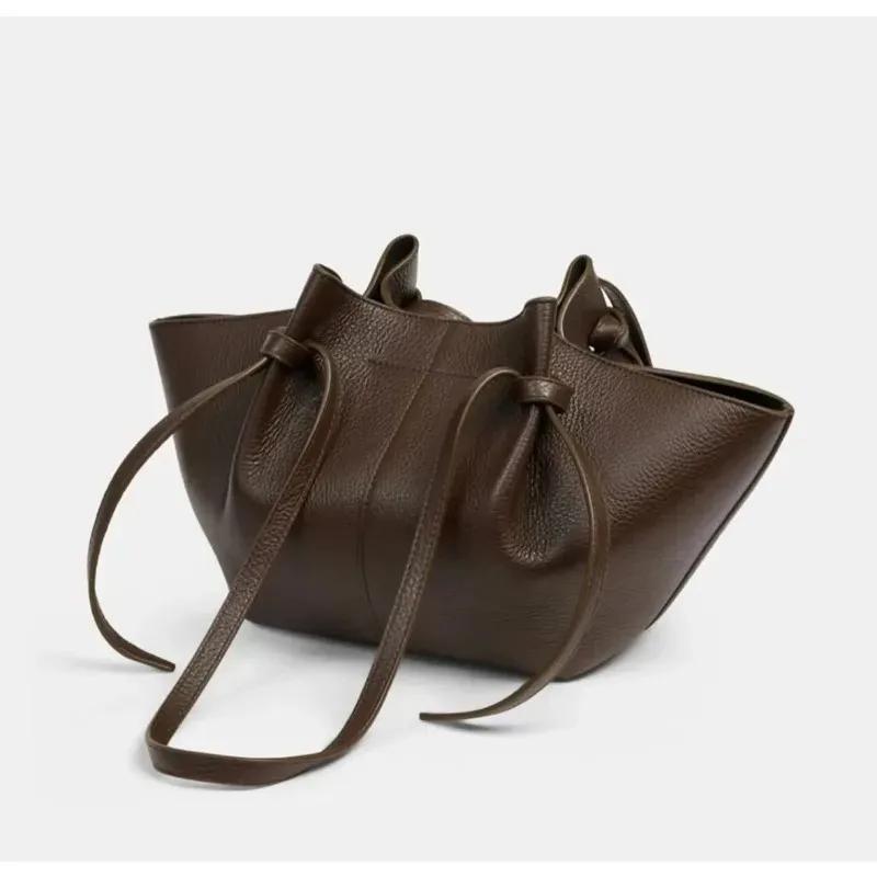 Nouveau sac à bandoulière en cuir grande capacité pour femme, sac à main de haute qualité, sac fourr
