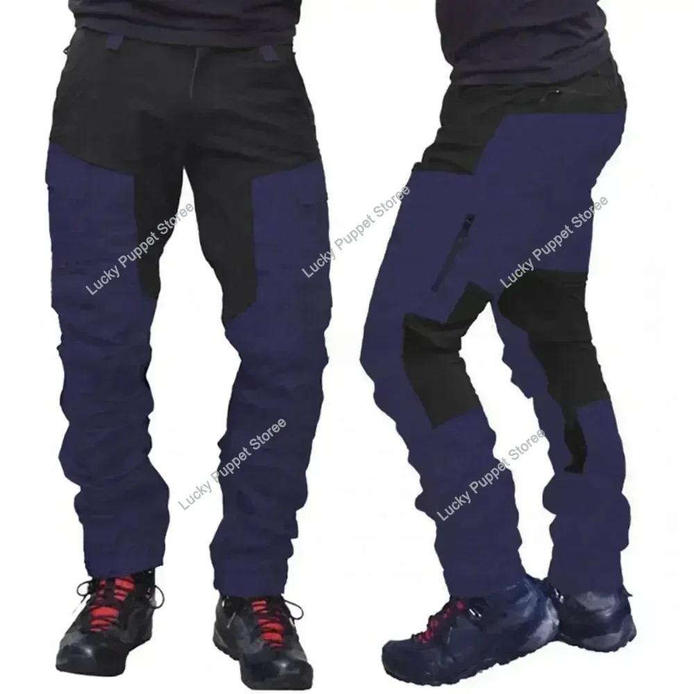 Pantalon cargo imperméable pour homme, pantalon de travail long d'été, pantalon de sport multi-poche