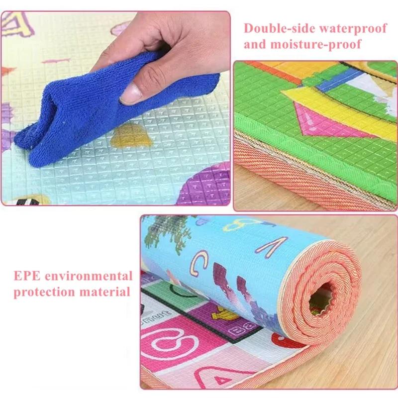 Tapis de jeu épais pour bébé rampant, grande taille, pliable, de sécurité pour enfants, jouets, cade