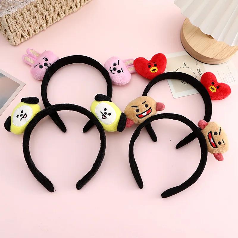 Bandeau BT21 koya RJ Shooky Man Tata Chimmy Cooky, dessin animé créatif, poupée mignonne, bandeau de
