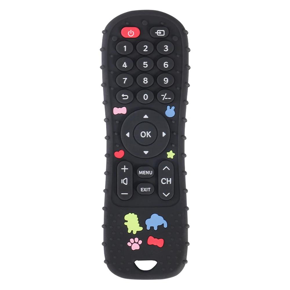 Anneau de dentition en silicone avec télécommande, jouets pour enfants, philosophie sensorielle Mont
