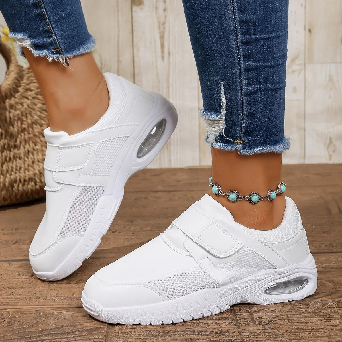 Chaussures d'allaitement blanches pures pour médecins, infirmières, travail d'hôpital, baskets en cu