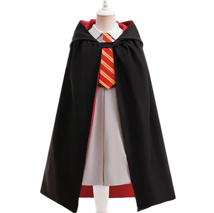 Costume de sorcière pour enfants, robe de sorcière inspirée de Hogwarts, tenue de cosplay pour fille