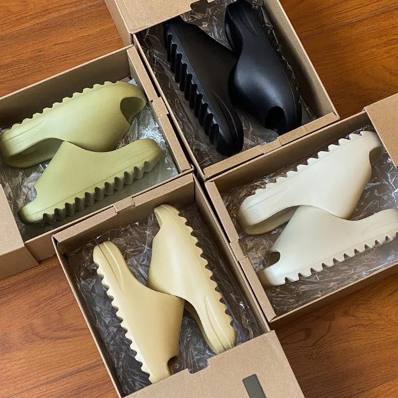 Sandales YZY d'été 2026 pour hommes et femmes – Claquettes originales décontractées en EVA pour la p