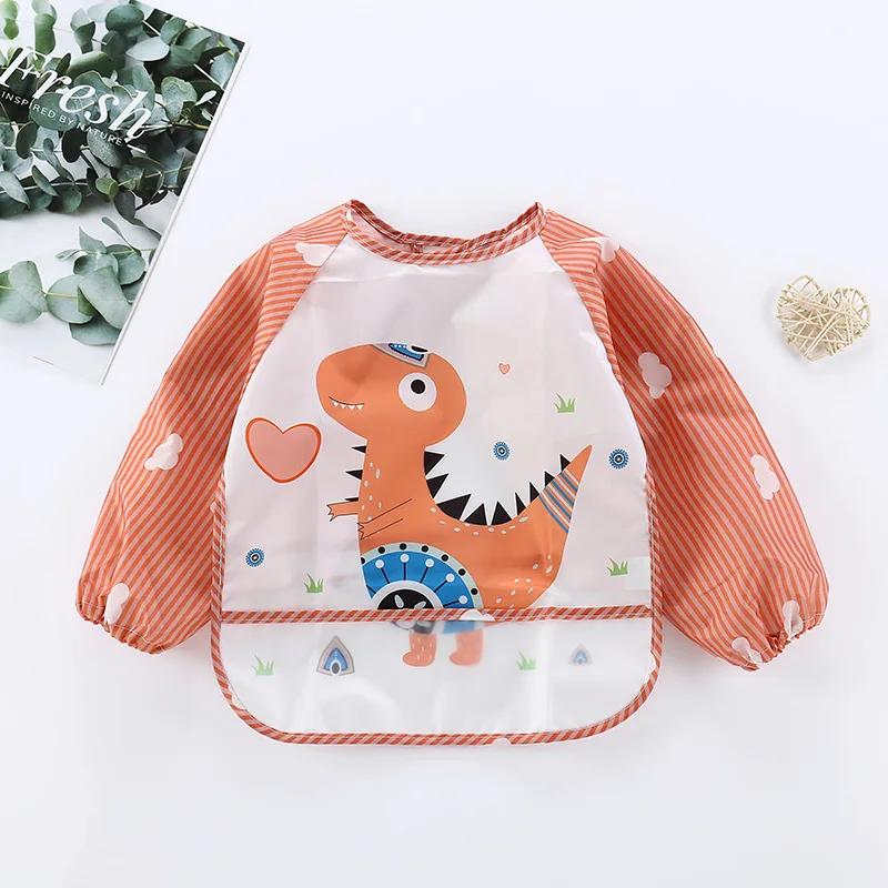 Bavoirs imperméables pour bébé de 0 à 3 ans, joli dessin animé coloré, pour nourrissons, manger des 