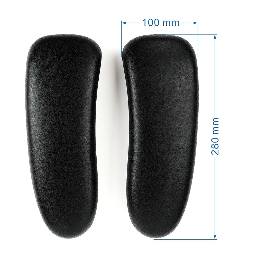 Coussinets de bras en vinyle pour Herman Miller Remasteres Aeron, chaise de bureau et de maison, Gra