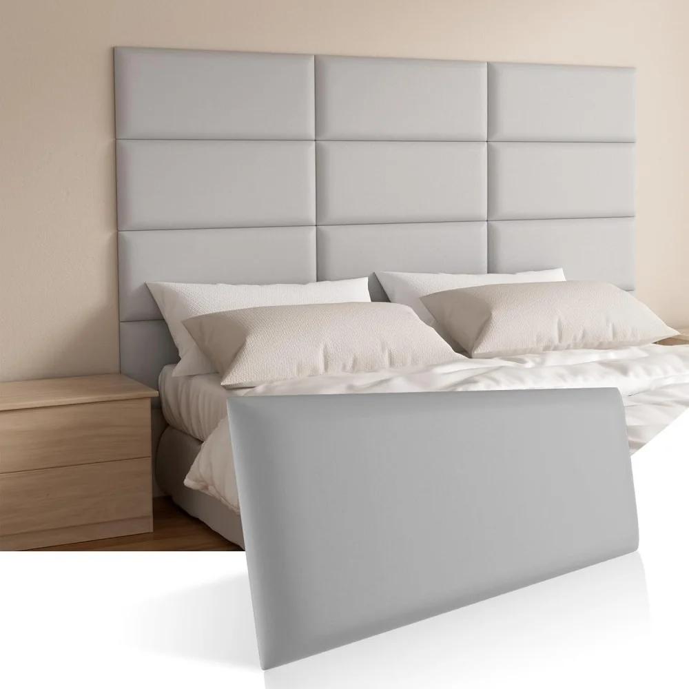 1PC Panneau mural pour tête de lit 20cmX50cm, panneaux muraux 3D autocollants, panneau mural rembour