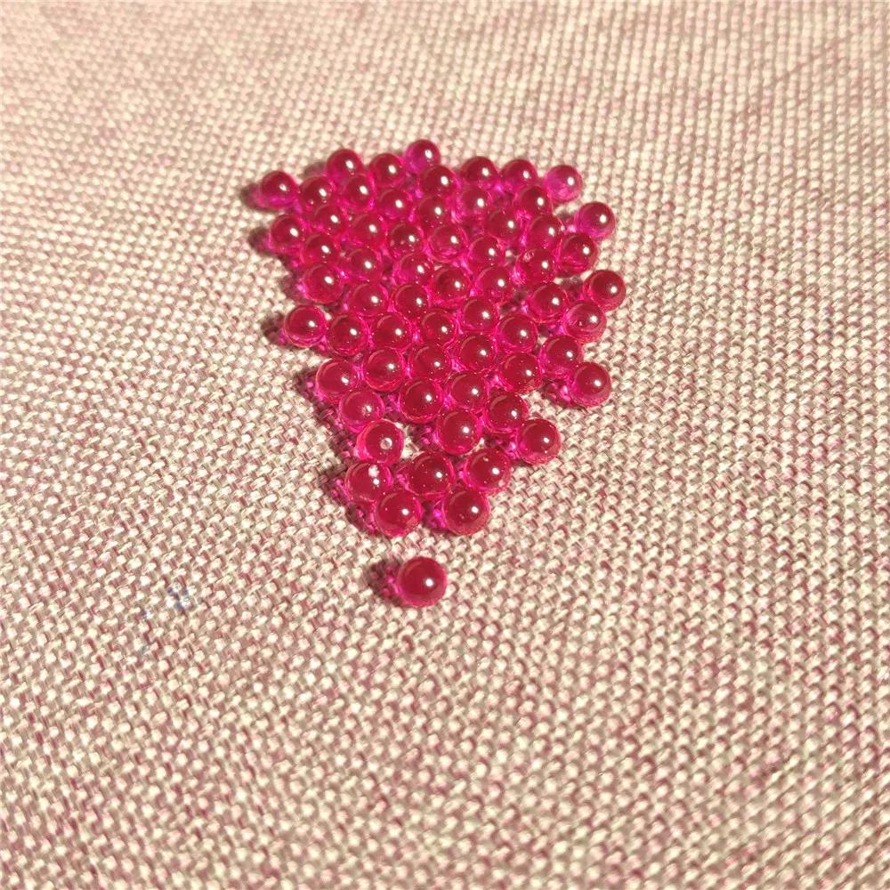 Boules de rubis de 3 mm de diamètre extérieur fabriquées à partir de pierre de pierres précieuses en