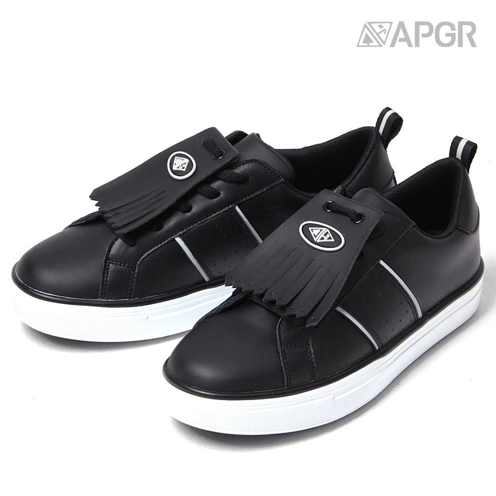 [Apgr] Chaussures de golf Tesl en cuir véritable pour femmes, pour l'entraînement sur le terrain, sa