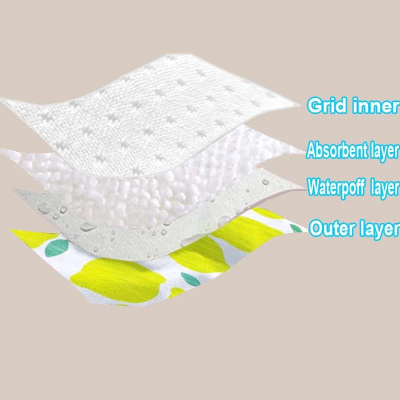 Couche-culotte en tissu lavable pour enfants, 10-45KG, pantalon d'entraînement, couches imperméables
