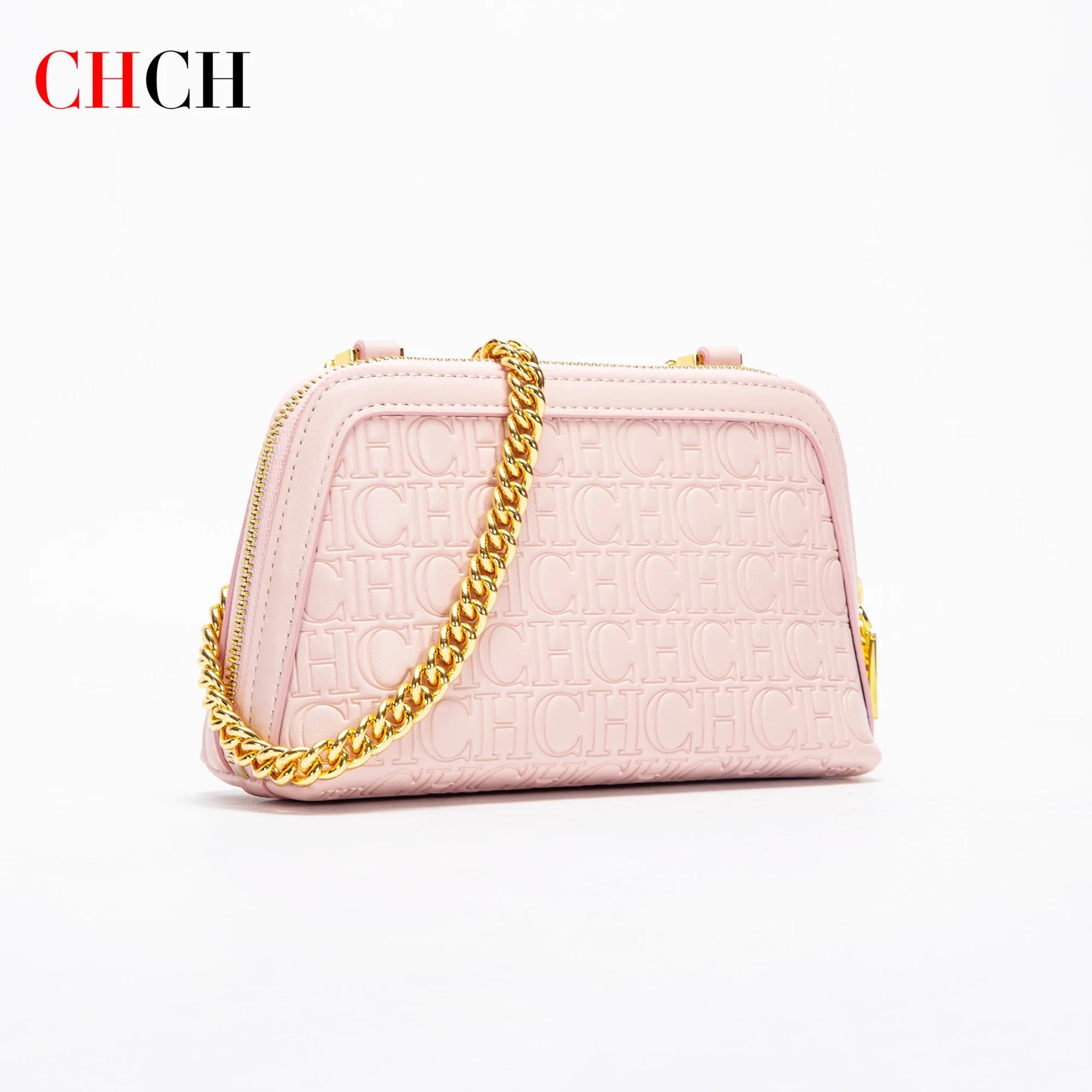CHCH sac à bandoulière pour femme nouveau Mini sac à coque sac à chaîne en métal Simple