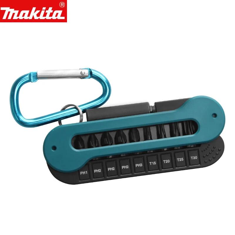 Makita E-15849 25mm Impact noir tournevis jeu d'embouts 10 pièces pilote électrique forets manchon p