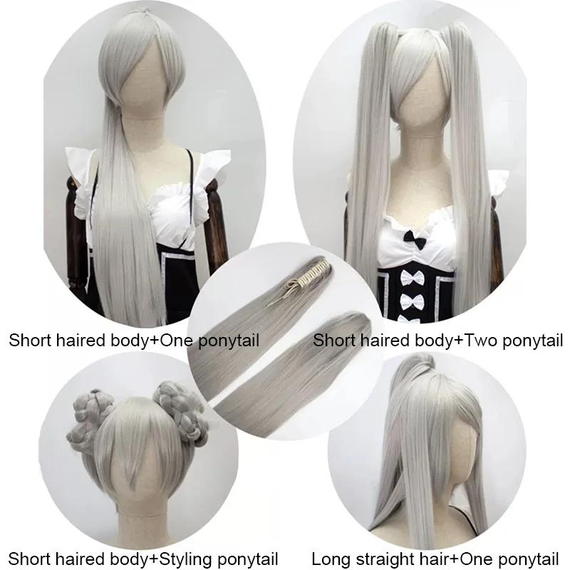Snoya synthétique 80 cm polyvalent longue droite pince à griffes extensions de queue de cheval pour 