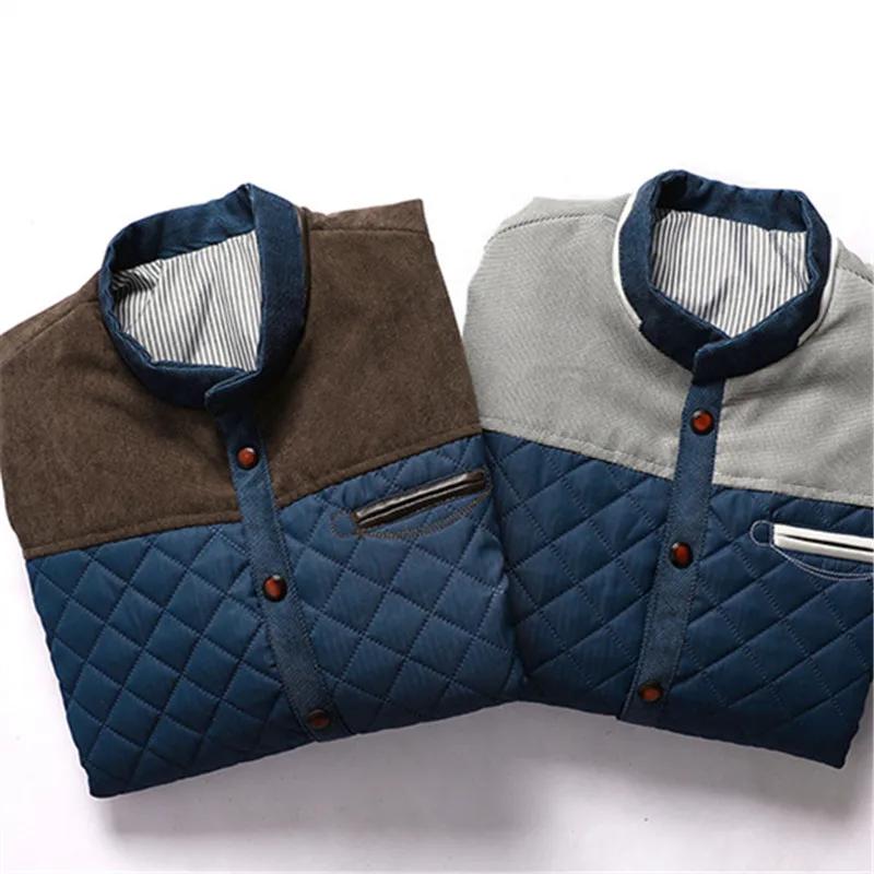 Veste de baseball à col montant pour hommes, patchwork, coupe couvertes, vêtements d'extérieur décon