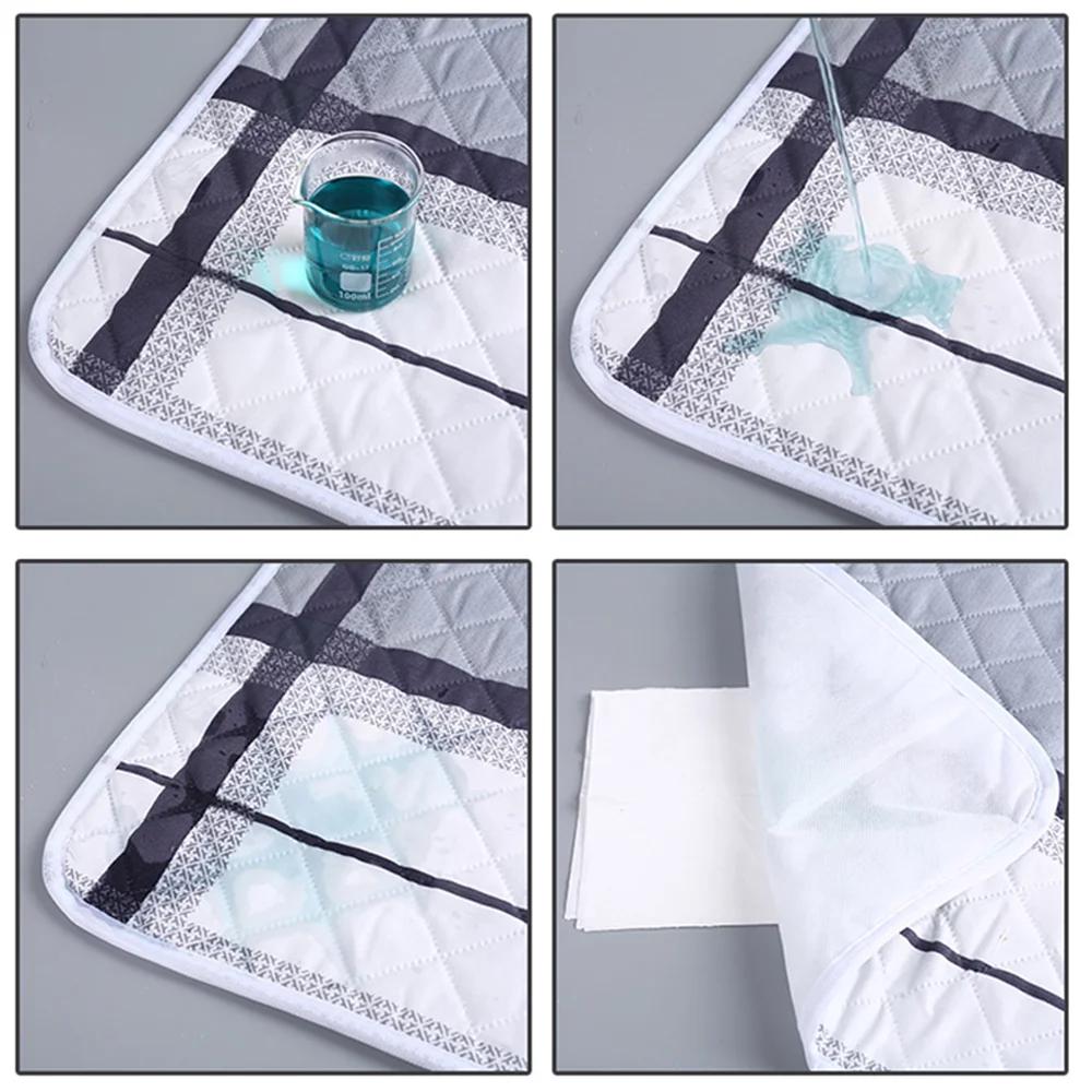 Matelas imperméable et lavable en polymère d'urine pour bébé et enfant en bas âge, protège-lit en de