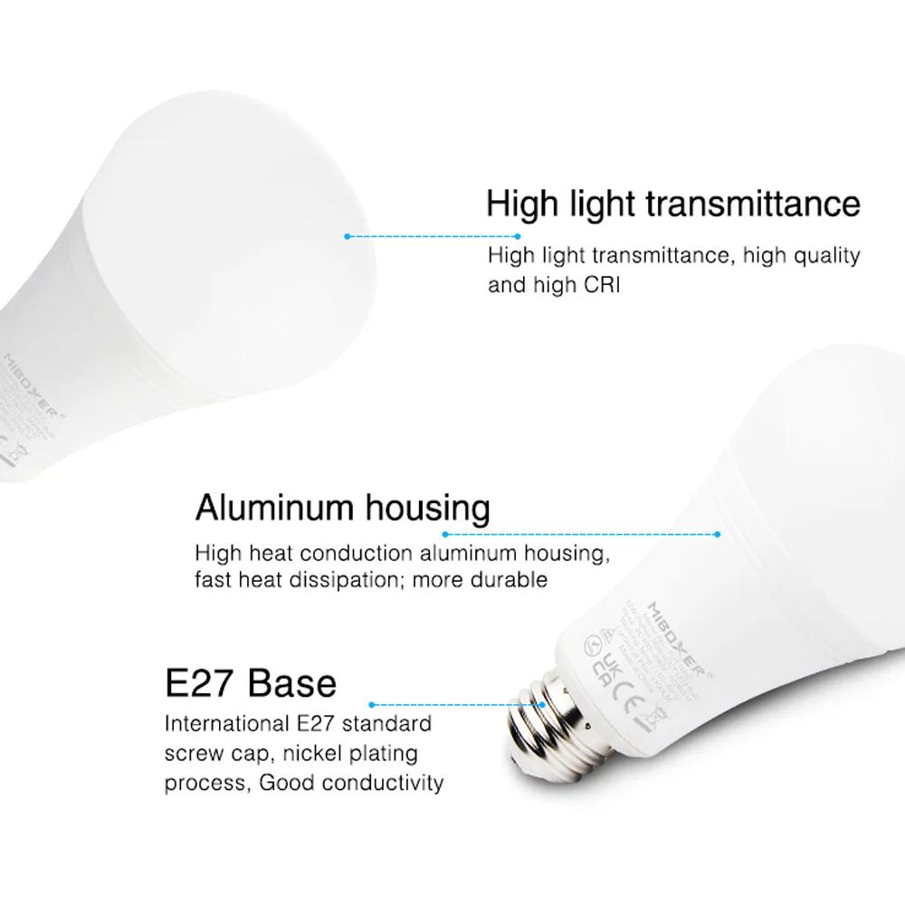 Ata boxer Zigbee RGB + CCT LED Ampoule 4W/6W/12W GU10 inda Smart Dimmable Projecteur Lampe FUT089Z R