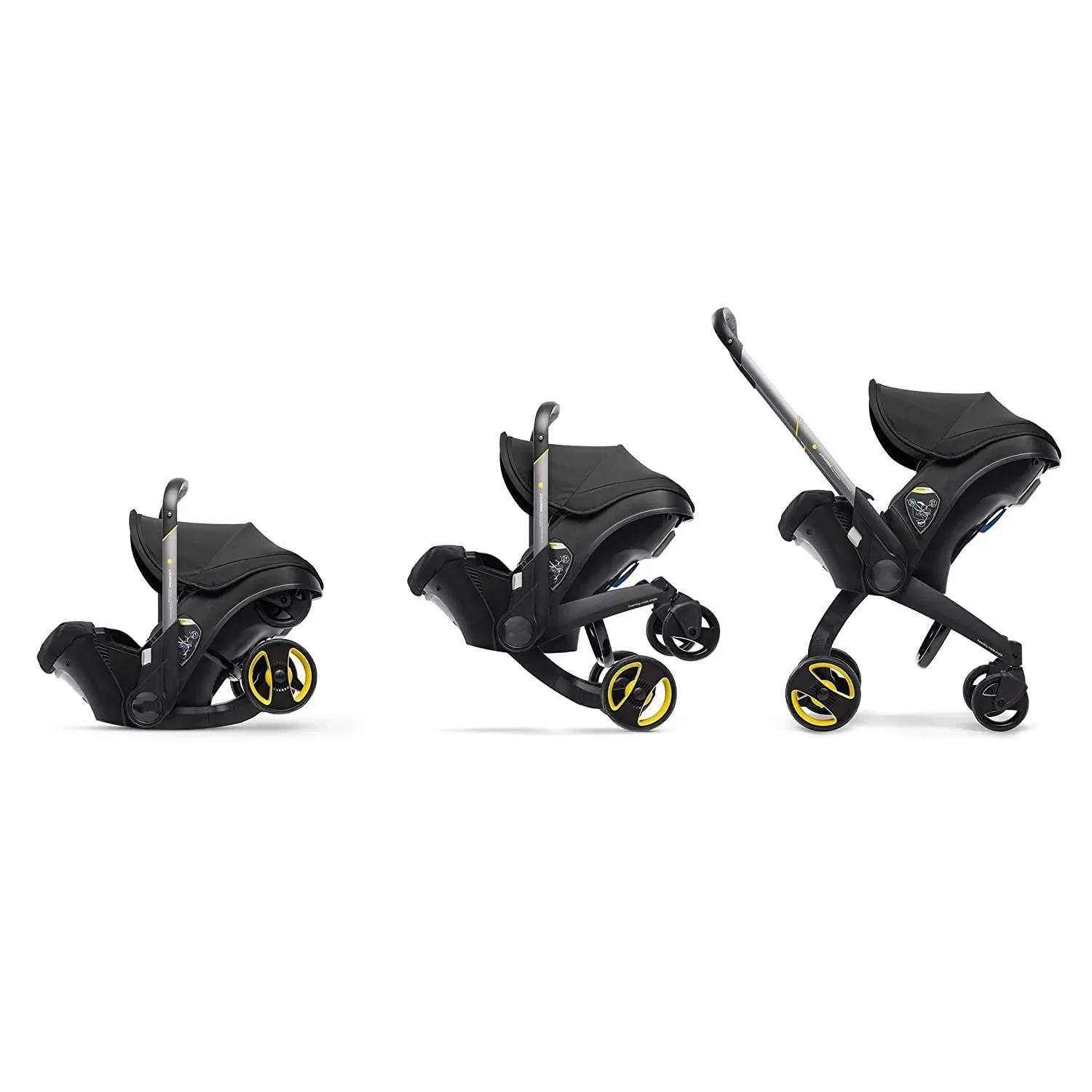 Poussette 3 en 1 avec siège auto pour bébé, chariot pliable pour nouveau-né