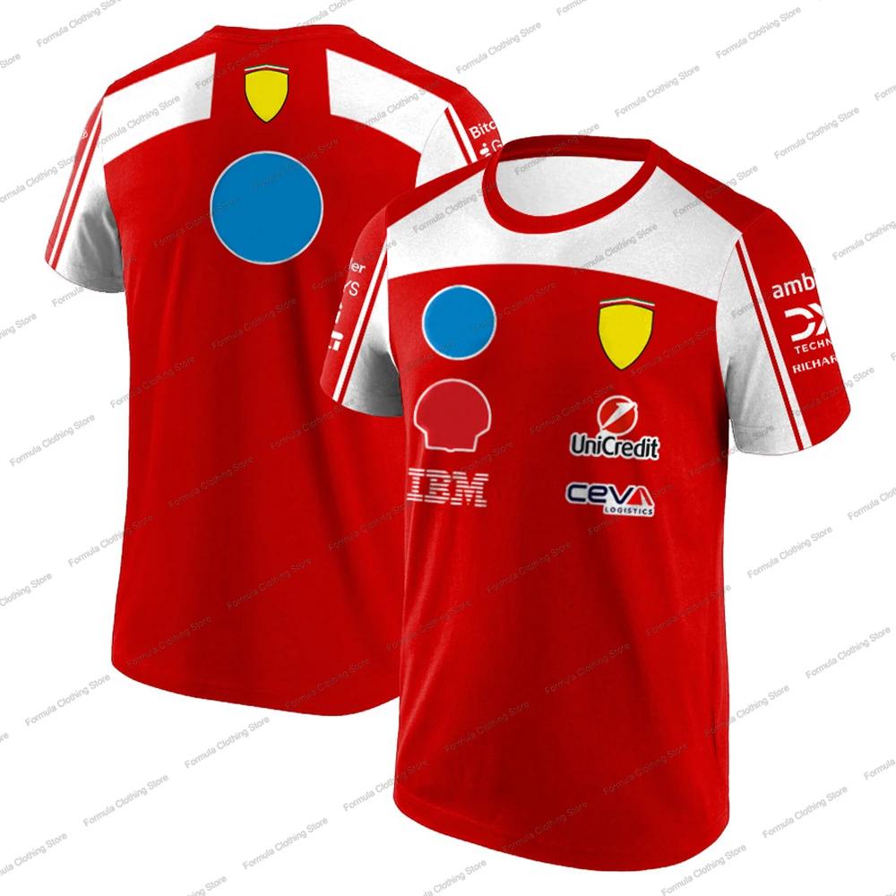 Nouveau T-shirt de course Charles Leclerc 16 2026, Hamilton 44, Hauts de sport d'extérieur à séchage