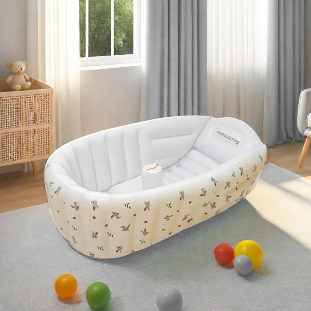Baignoire gonflable extérieure portable animaux - Piscine bébé nouveau-né pour jeux d'eau sécurisés