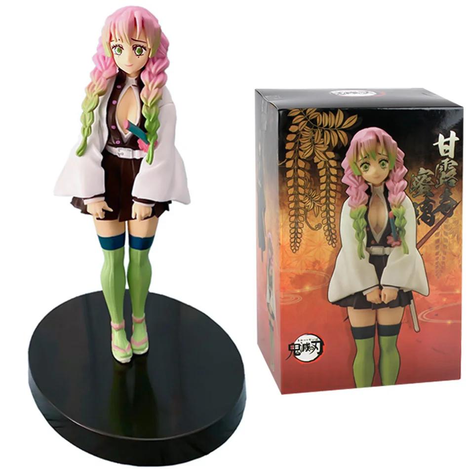 Figurine de dessin animé Demon Slayer Kimetsu no Yaiba, 15cm, Nezuko Tanjirou Mitsuri Shinobu Zenits