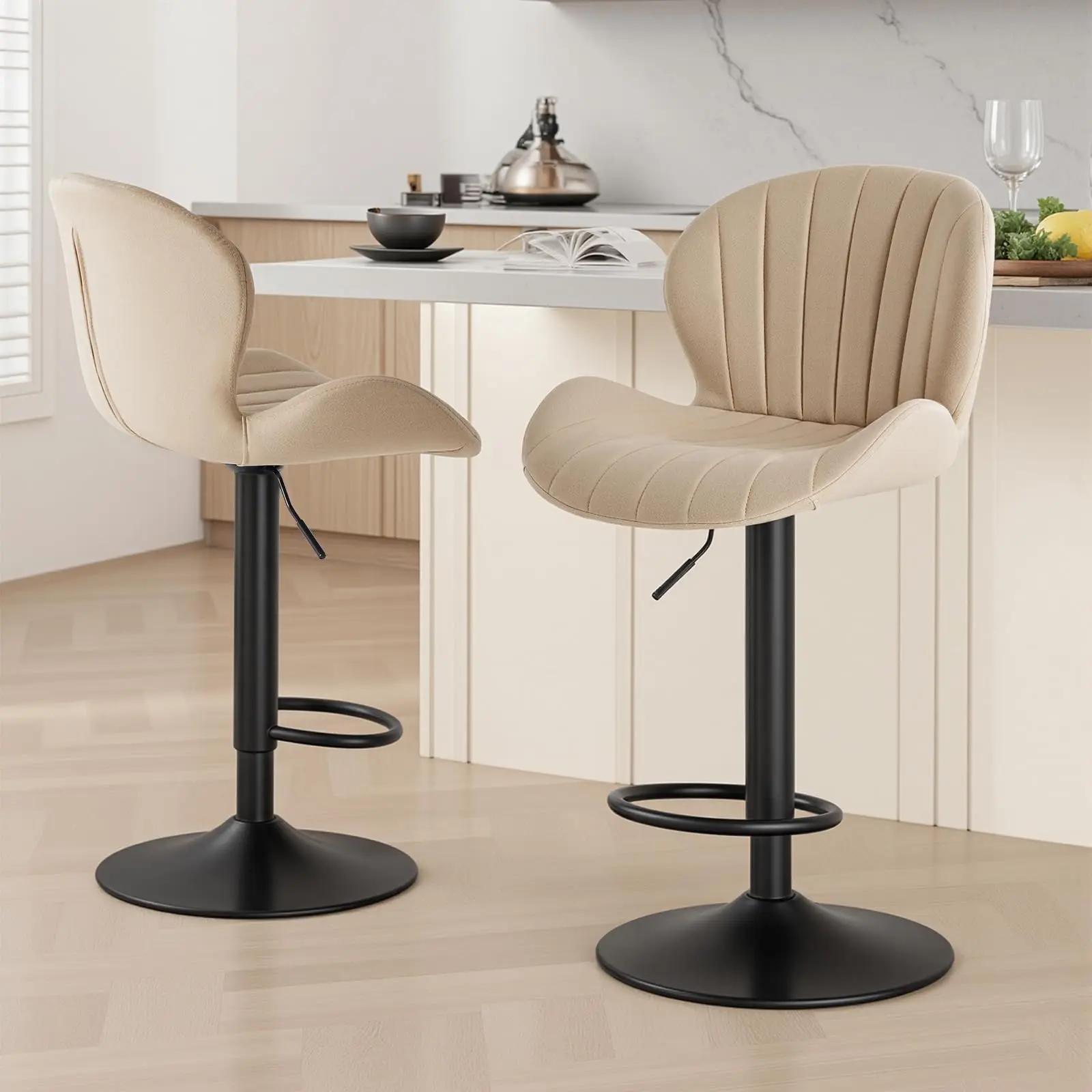 JHK Ergonomique Moderne 360 °   Ensemble de 2 chaises de salle à manger pivotantes, chaises de cuisi