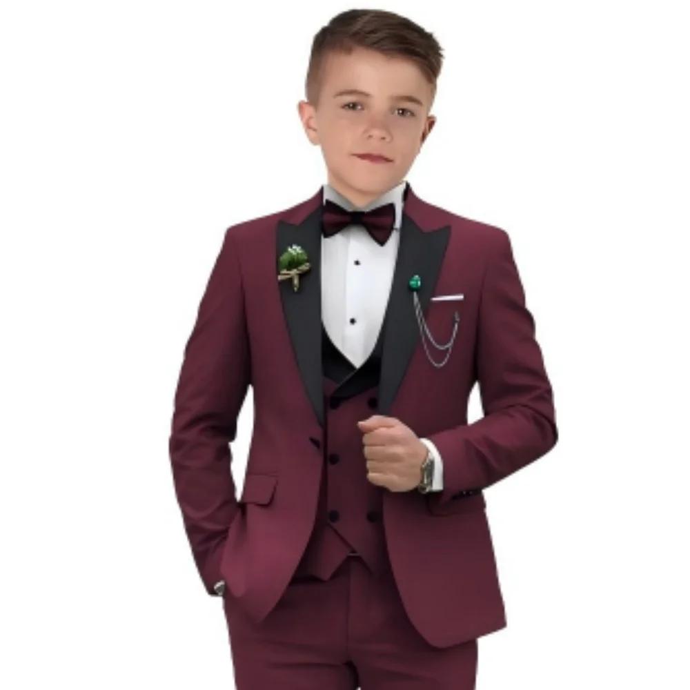 Costume d'anniversaire pour garçon, classique, porte-anneau, vêtements pour enfants, costume de Perf