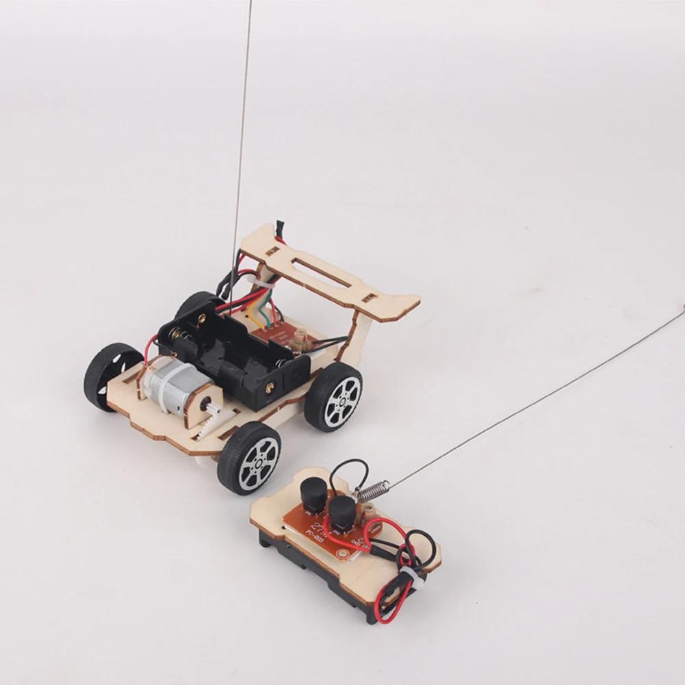 Kit d'assemblage de modèle de voiture RC, bricolage, Mini projet d'enseignement et d'apprentissage S