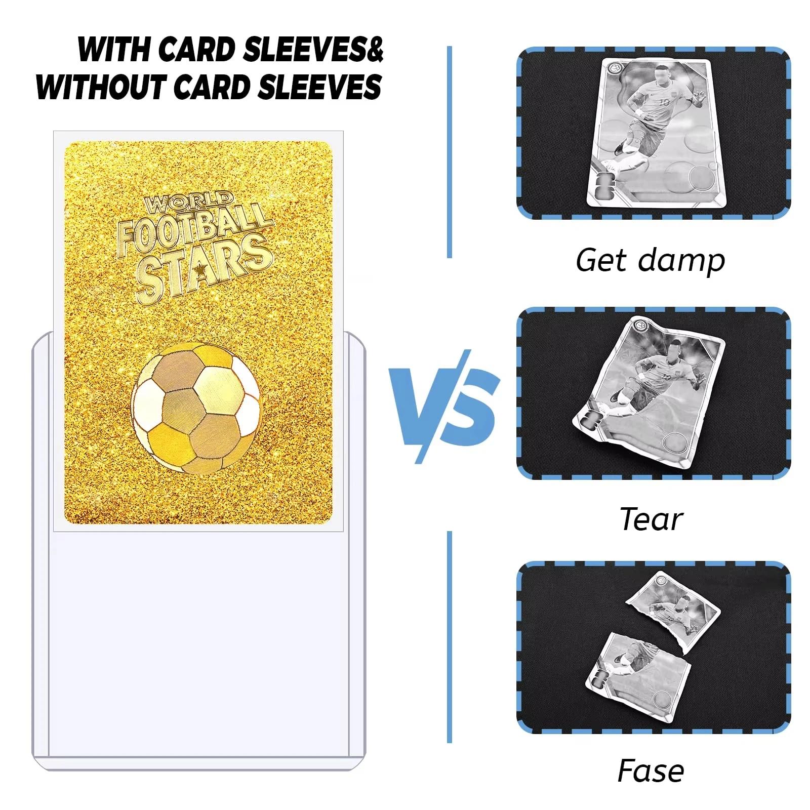 600 protège-cartes rigides et souples avec film protecteur transparent pour cartes de jeu Pokémon et