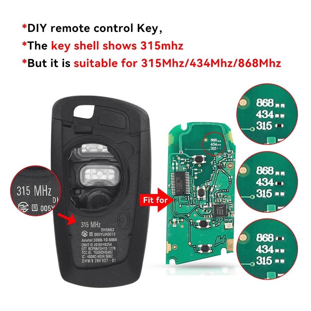 EllYYOU-Clé à distance intelligente pour BMW, 315 boutons, YGOHUF5662, YGOHUF5767, 434MHz, 868 MHz, 