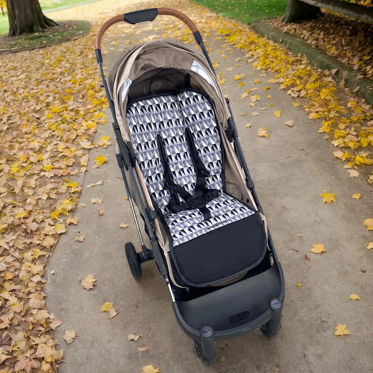 Coussin siège poussette universel bébé - Matelas doux chariot voiture chaise haute confort