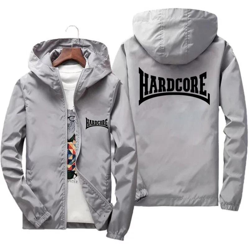 Veste Hardcore coupe-vent manteau de pilote vestes de bombardier à fermeture éclair pour hommes impe